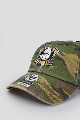 Кепка NHL ANAHEIM DUCKS CAMO, 47 Brand (CARGN25GWS-CM), Camouflage