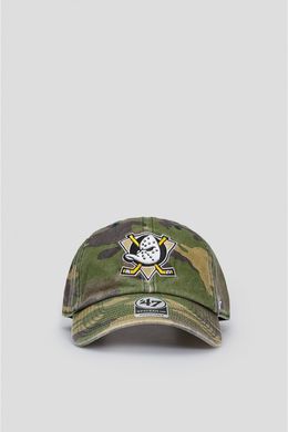 Кепка NHL ANAHEIM DUCKS CAMO, 47 Brand (CARGN25GWS-CM), Camouflage