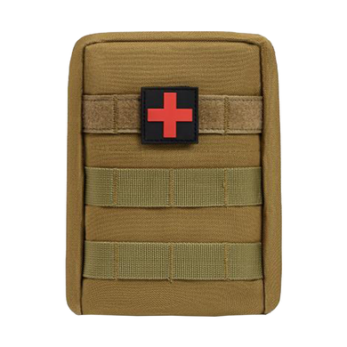 Аптечка военная тактическая Tactical aid kit, Paramedic, Coyote, 15 предметов