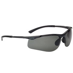 Тактичні захисні окуляри, Contour II, Bolle Safety, Black with Smoke Lens