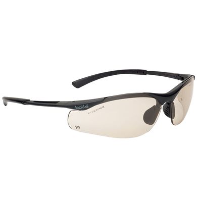 Тактичні захисні окуляри, Contour II, Bolle Safety, Black with Brown Lens