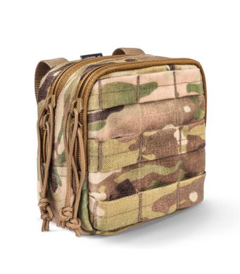 Подсумок утилитарный 15х15х8 сухарка квадратная U-WIN, Cordura 1000, Multicam