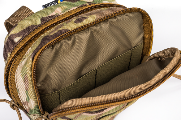 Підсумок утилітарний 15х15х8 сухарка квадратна U-WIN, Cordura 1000, Multicam