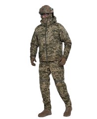 Теплый набор военной формы. Зимняя куртка + штаны с наколенниками, UATAC, Pixel