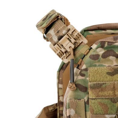 Плитоноска с быстрым сбросом FRPC 25х30 с камербандами, Cordura 500, UARM, мультикам, Multicam, M