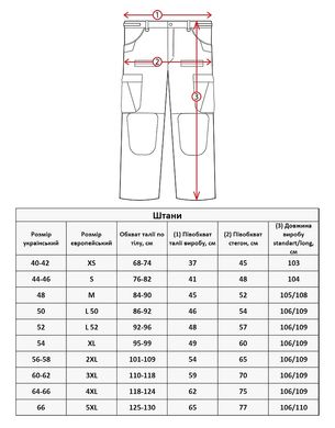 Штаны тактические Rip-Stop, Miligus, черный, Black, S (46)