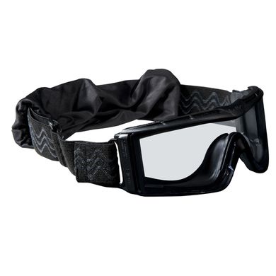 Маска тактическая, Х810, Bolle Safety, с чехлом, Black with Transparent Lens