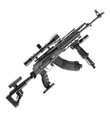 Цевье FAB Defense VFR-AK AK-47 Aluminum Rail System, Black