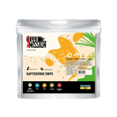 Картофельное пюре, Food Mission, 70 г