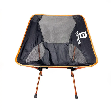 Крісло кемпінгове BaseCamp Compact, Black-Orange