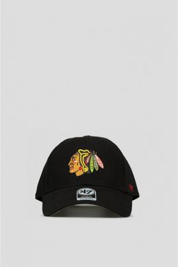 Кепка (MVP) NHL CHICAGO BLACKHAWKS, 47 Brand (H-MVP04WBV-BKA), Black