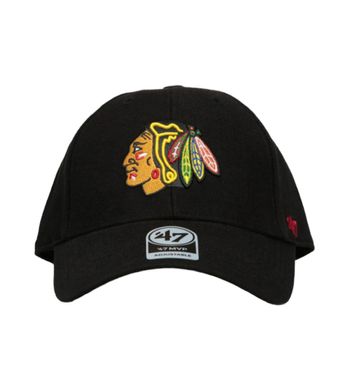 Кепка (MVP) NHL CHICAGO BLACKHAWKS, 47 Brand (H-MVP04WBV-BKA), Black