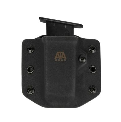 Паучер модель Double Pouch ver.1 для зброї Glock - 17 / 22, правша/лівша, Black