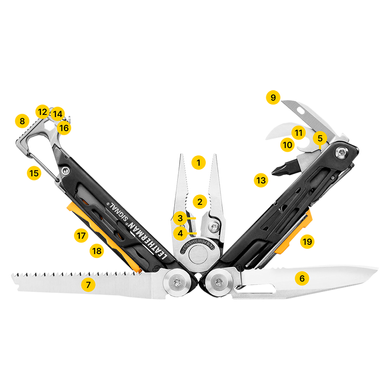 Мультитул Signal, Leatherman, Green, 19 функцій