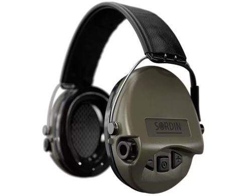 Активные наушники для стрельбы Sordin Supreme Pro, Olive, 75302-S