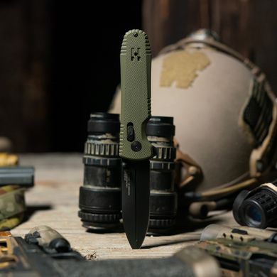 Ніж складаний SOG Pentagon XR, OD Green