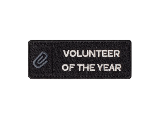 Шеврон Volunteer of the year, RBTNK, Black