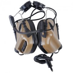 Активні захисні навушники Earmor M31H MOD3 (CB), Coyote Brown, EM-M31H-Mod3-CB