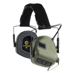Активні захисні навушники Earmor M31 MOD3 (FG), Olive, EM-M31-M3-OL