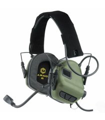 Активні захисні навушники Earmor M32 MOD3 (FG), Olive, EM-M32-M3-OL