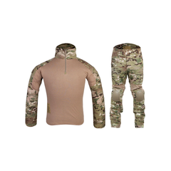 Комплект униформы Gen2 Combat UBACS, рубашка и штаны, с наколенниками и налокотниками, EmersonGear, Multicam